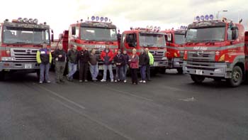 Fuel protest crosshands 8