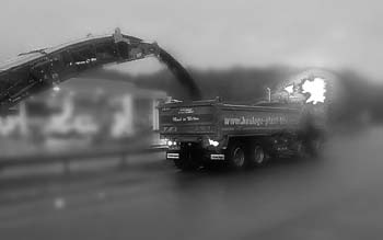 Road planing in Swansea