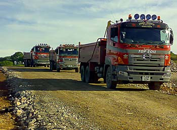 Three Hinos on pipeline 